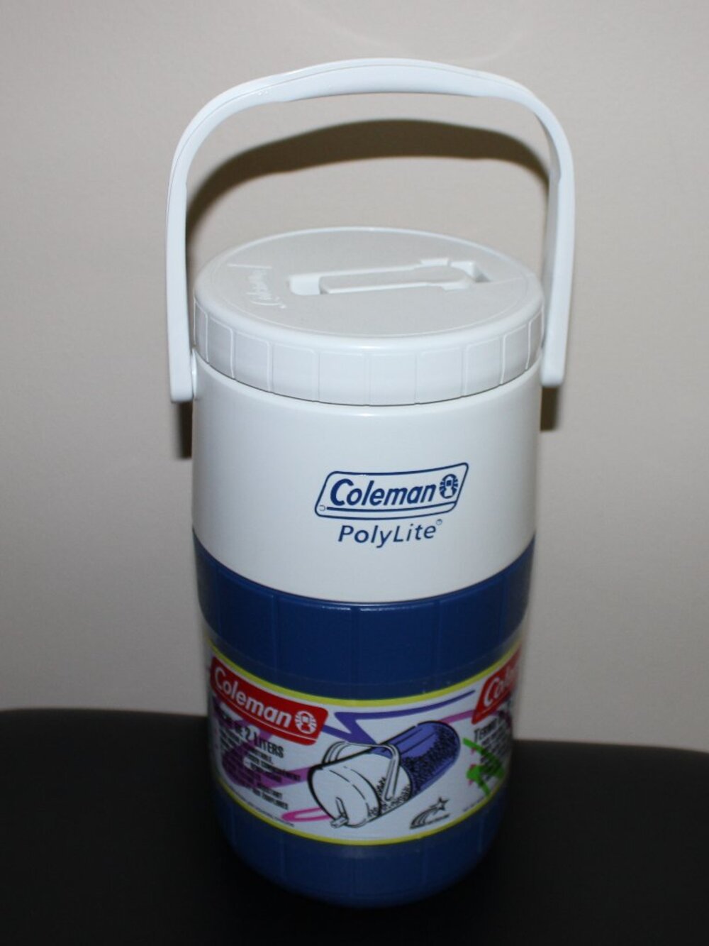 unused❤️1995 Coleman PolyLite 2litre½gallon insulated water jug cooler 5590-028T